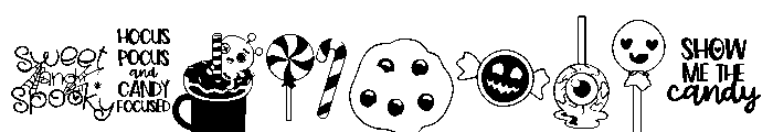 DB Spooky Cute Sweets Font OTHER CHARS