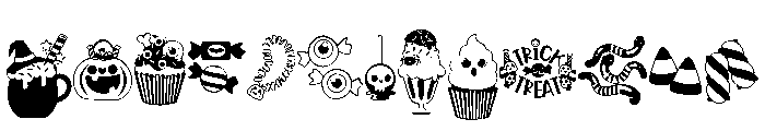 DB Spooky Cute Sweets FONT