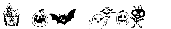 DB Spooky Cute Font OTHER CHARS