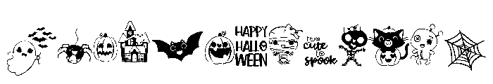 DB Spooky Cute FONT