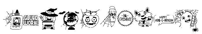 DB Spooky School Font OTHER CHARS