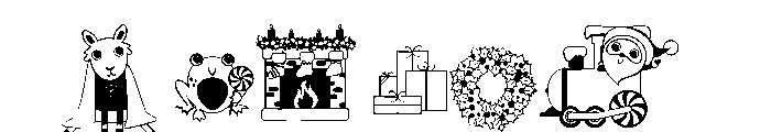 DB Storybook Christmas Font OTHER CHARS