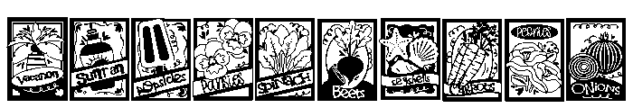 DB Summer Seed Packs Font OTHER CHARS
