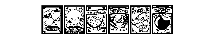 DB Summer Seed Packs Font OTHER CHARS