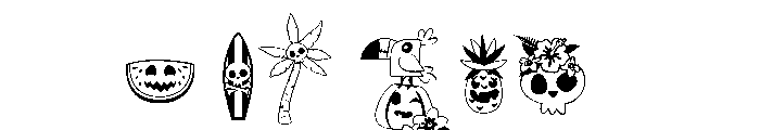 DB Summerween Font OTHER CHARS