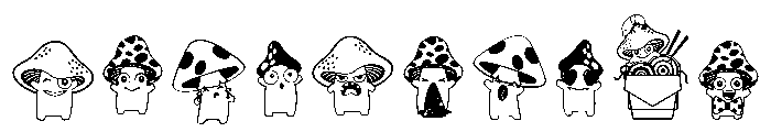 DB Toadstool Tales Emojis Font OTHER CHARS