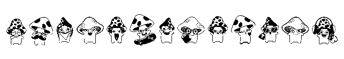 DB Toadstool Tales Emojis FONT