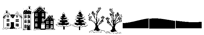 DB Warm Winter Town Font OTHER CHARS