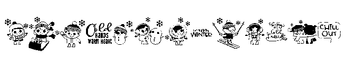 DB Warm Winter Font UPPERCASE