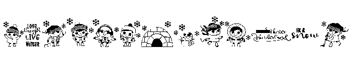 DB Warm Winter Font UPPERCASE