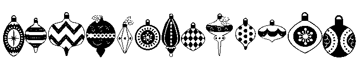 DB Whats Crackin Ornaments Font UPPERCASE