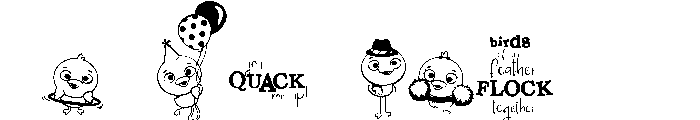 DB What's Quack-A-Lackin Font OTHER CHARS