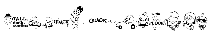 DB What's Quack-A-Lackin Font UPPERCASE