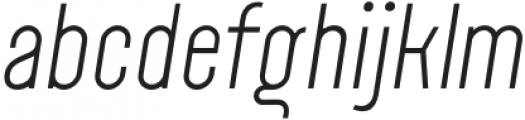 Dbldagger Regular Italic otf (400) Font LOWERCASE
