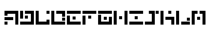 DBE-Hydrogen Font UPPERCASE