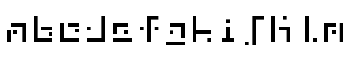 DBE-Hydrogen Font LOWERCASE