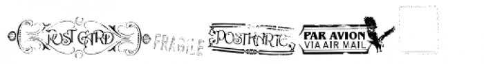 DB Post Master Font UPPERCASE