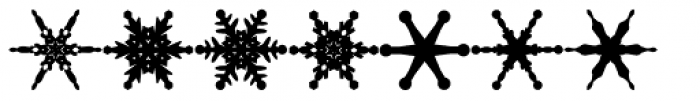 DB Snowflakes Font OTHER CHARS