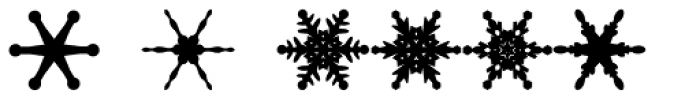 DB Snowflakes Font OTHER CHARS