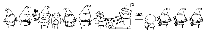 DB Stickies Christmas FONT