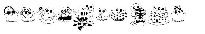 DB Summerween Boos Font OTHER CHARS