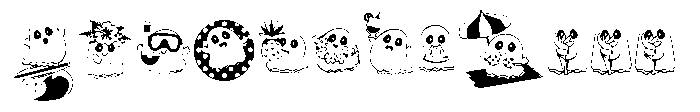 DB Summerween Boos FONT