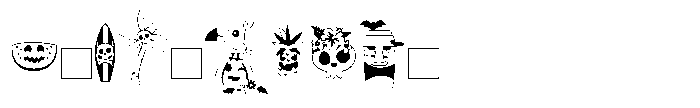 DB Summerween Regular Font OTHER CHARS