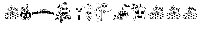 DB Summerween Regular Font LOWERCASE