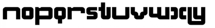 DBL Cheque ExtraBold Font LOWERCASE