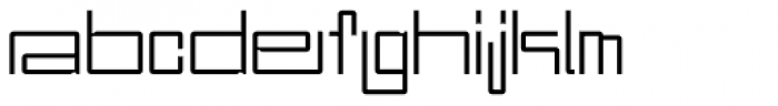 DBL Cheque ExtraLight Font LOWERCASE