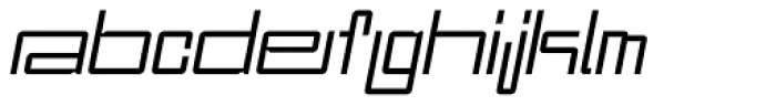 DBL Cheque Light Italic Font LOWERCASE