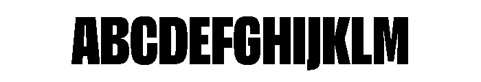 DBClaridaySans Black Font UPPERCASE