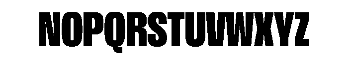 DBClaridaySans Black Font UPPERCASE