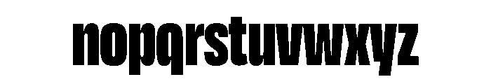 DBClaridaySans Black Font LOWERCASE