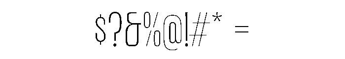 DBClaridaySans Extralight Font OTHER CHARS