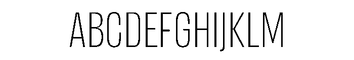 DBClaridaySans Extralight Font UPPERCASE