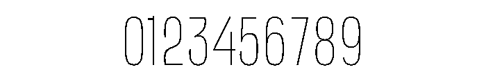 DBClaridaySans Thin Font OTHER CHARS