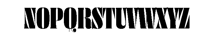 DBClaridaySerif Black Font UPPERCASE