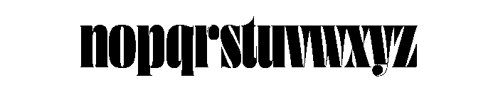 DBClaridaySerif Black Font LOWERCASE