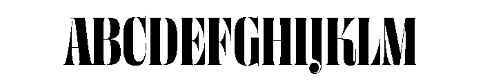 DBClaridaySerif Bold Font UPPERCASE