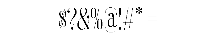 DBClaridaySerif Light Font OTHER CHARS