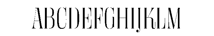DBClaridaySerif Light Font UPPERCASE