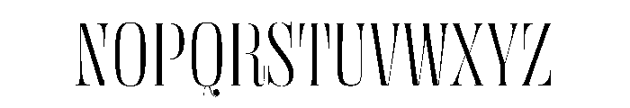 DBClaridaySerif Light Font UPPERCASE
