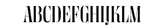 DBClaridaySerif Medium Font UPPERCASE