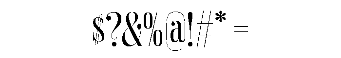 DBClaridaySerif Regular Font OTHER CHARS