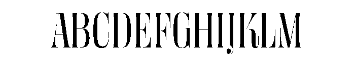 DBClaridaySerif Regular Font UPPERCASE