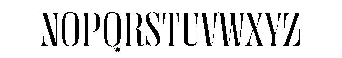 DBClaridaySerif Regular Font UPPERCASE