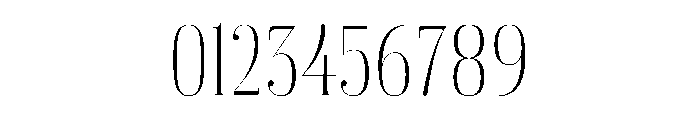 DBClaridaySerif Thin Font OTHER CHARS
