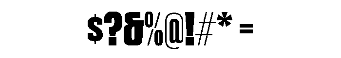 DBClaridaySlab Black Font OTHER CHARS