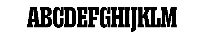 DBClaridaySlab Bold Font UPPERCASE